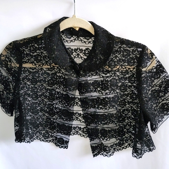 baar & beards Jackets & Blazers - Baar & Beards Vintage Lace Jacket